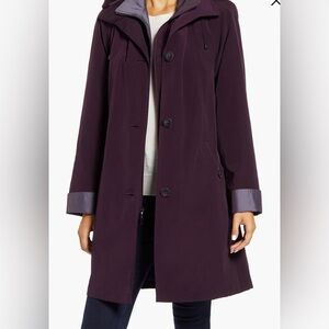 Gallery Purple Raincoat New Without Tags